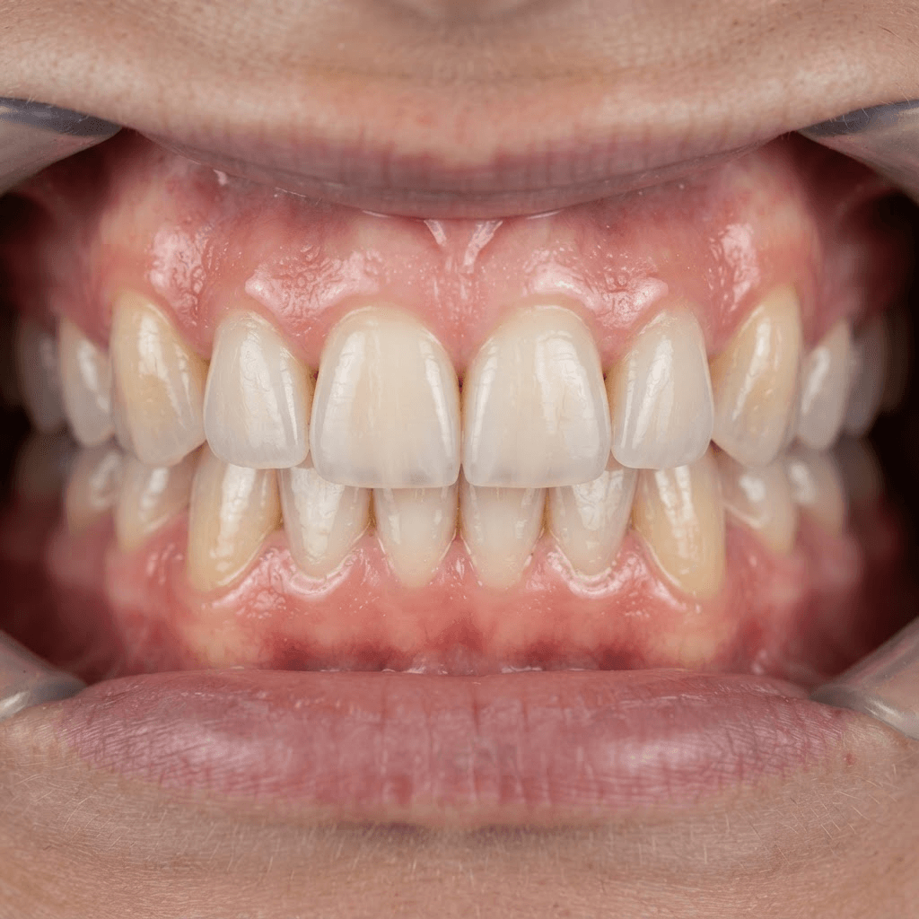 Composite restoration result