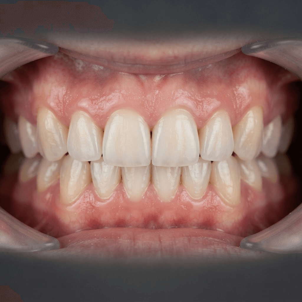 Diastema (gap) closure result