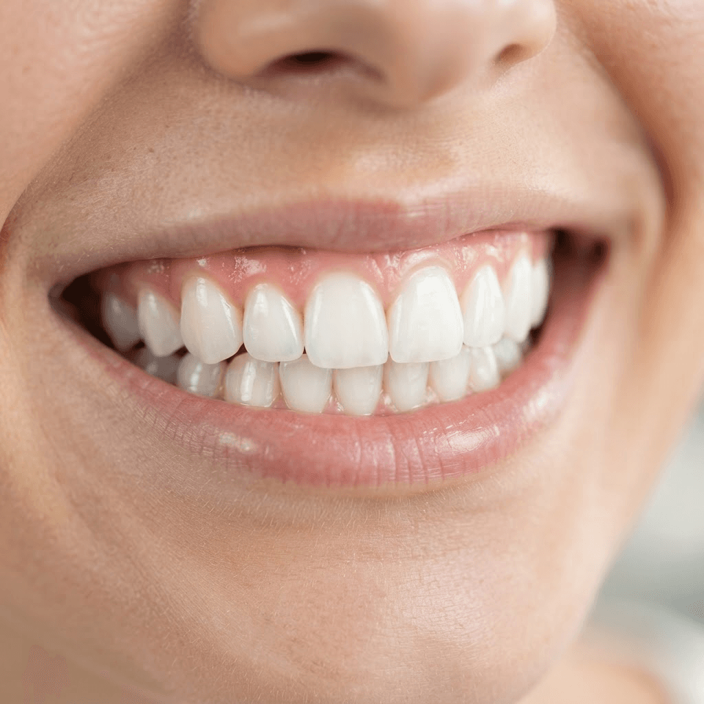 Teeth whitening result